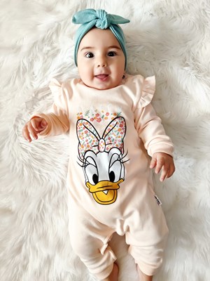 Daisy duck yazılı bebe tulumu 