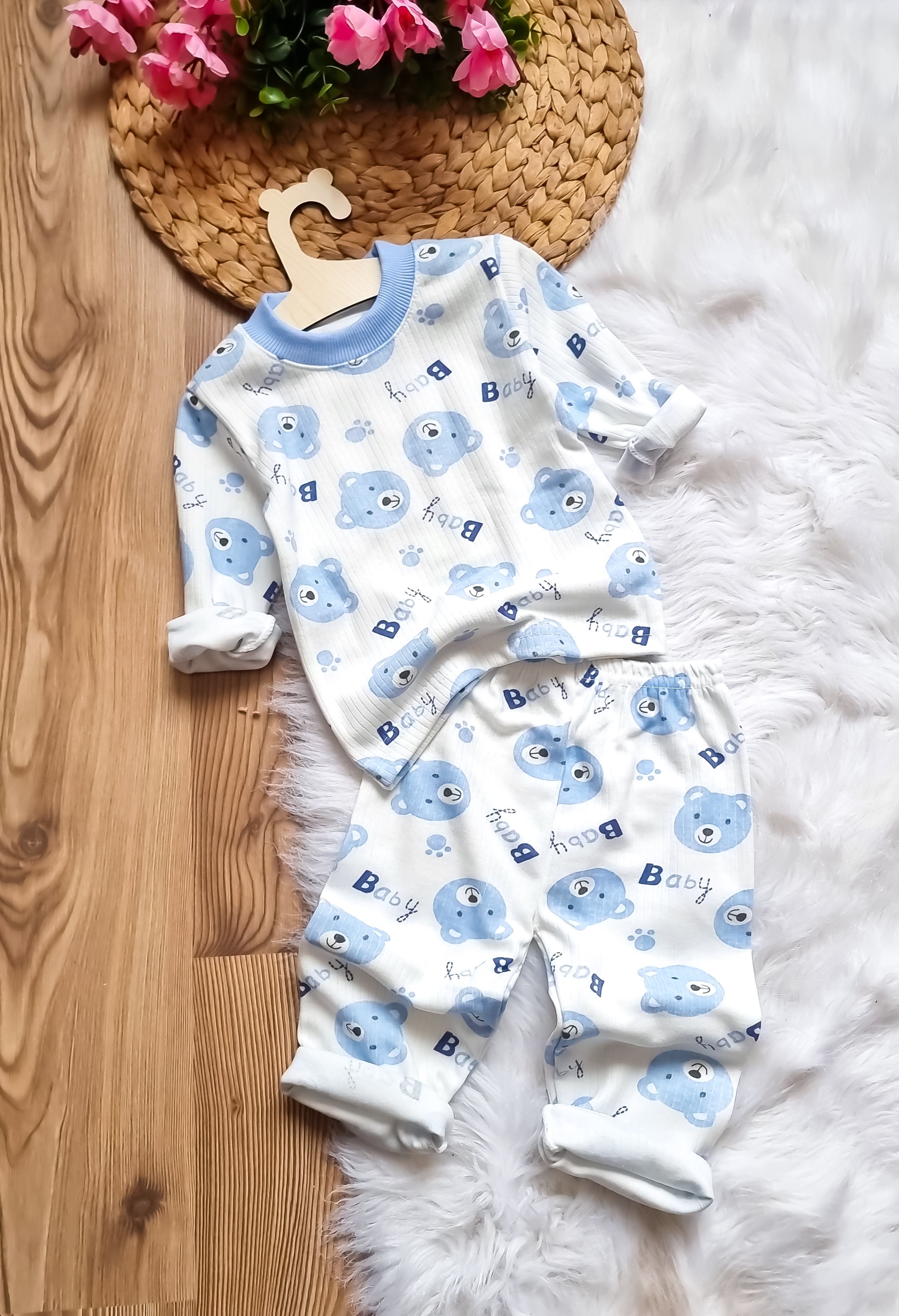 Baby Tatlı ayıcık pijama takımı 