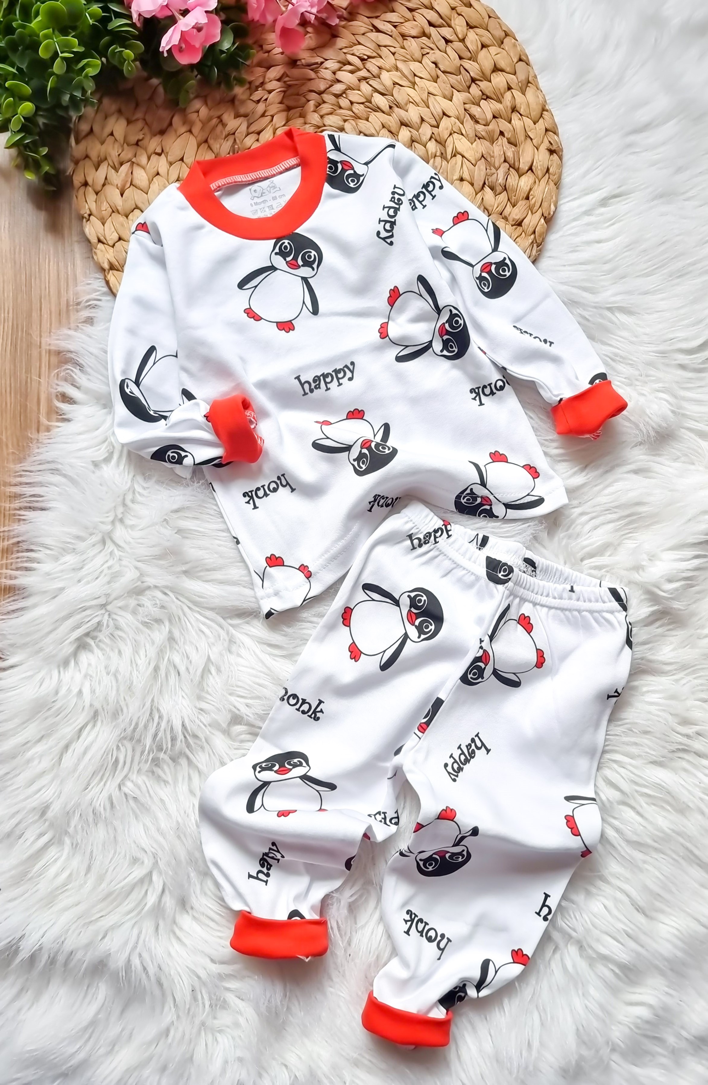 Happy penguenler pijama takımı 