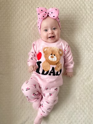 Love ayıcıklı pijama takımı 