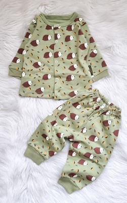 Yumuşacık kumasli kirpi pijama 