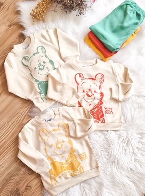 Winnie pooh yakasi çıtçıtlı 2li takım 
