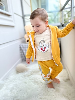 Bugs bunny hırkalı 3lü takım 