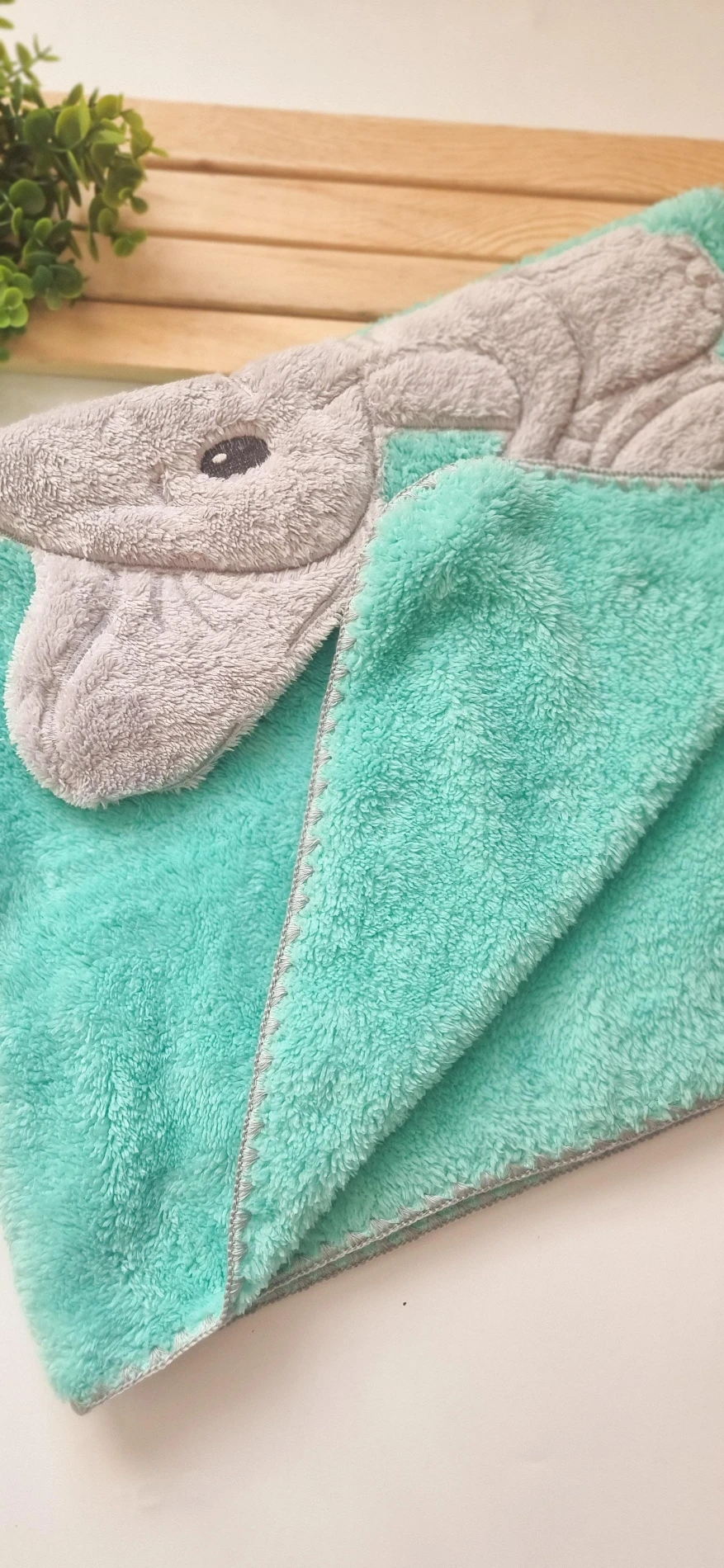 Fil figürlü welsoft battaniye 