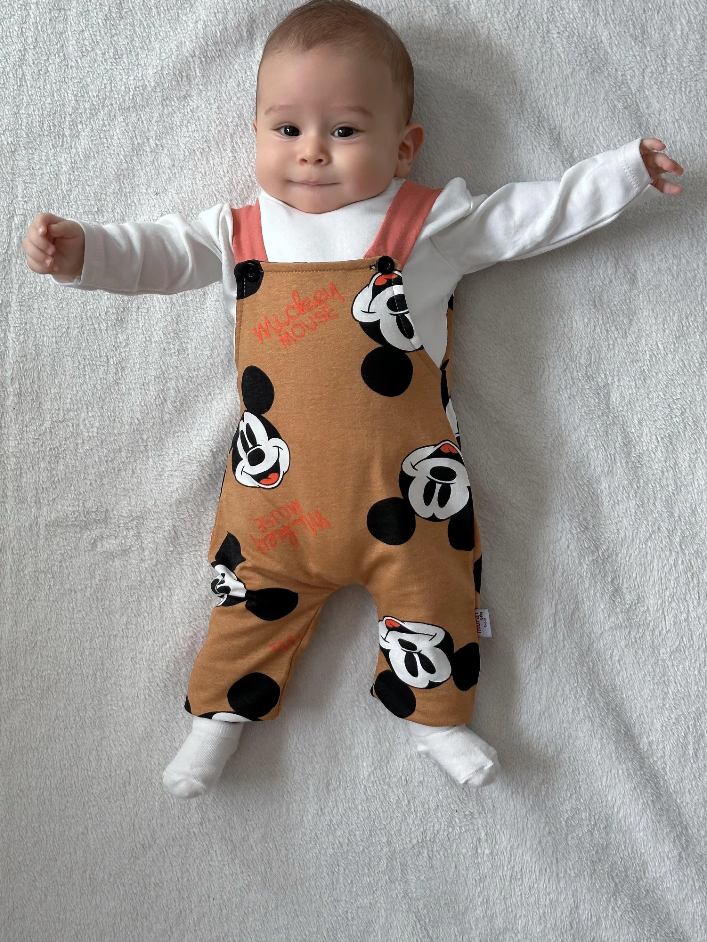Mickey salopet ve body takım mevsimlik 