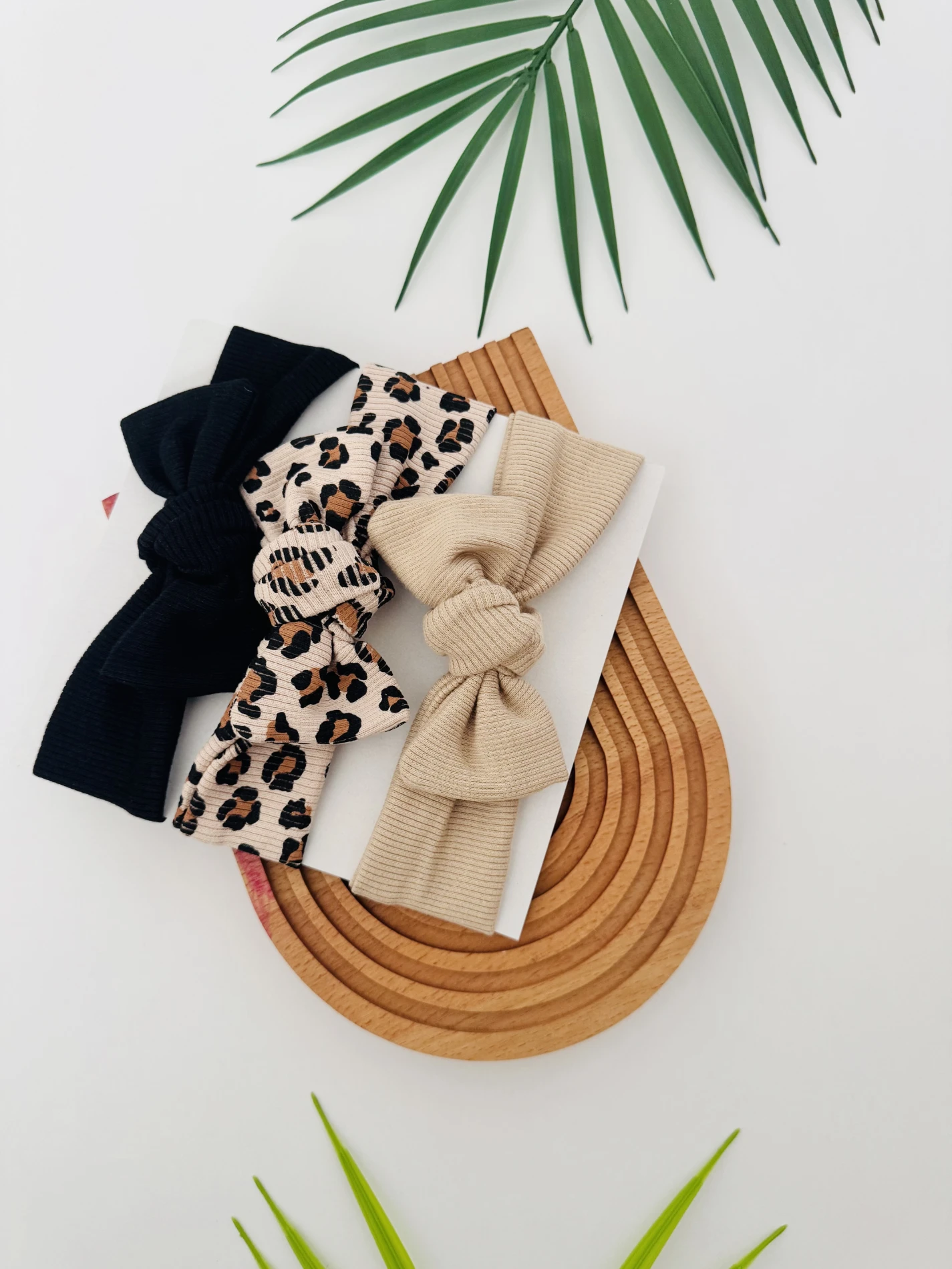 Leopar detaylı 3 lü bandana seti