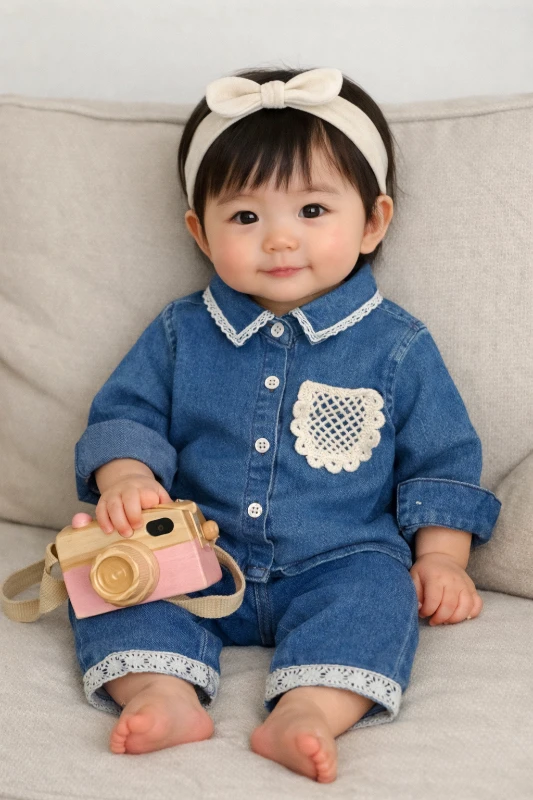 Denim Gömlek & Pantolon Takımı