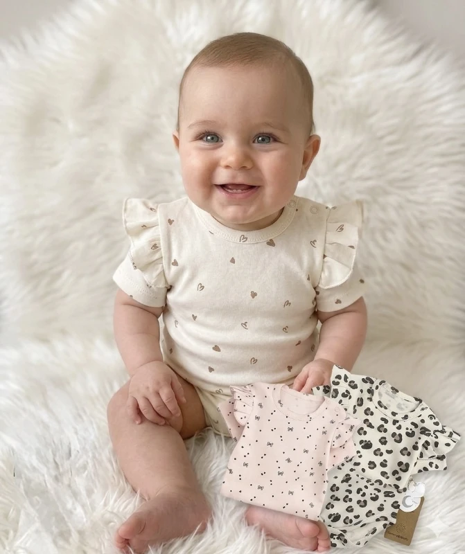 Soft desenli üçlü Zıbın seti 